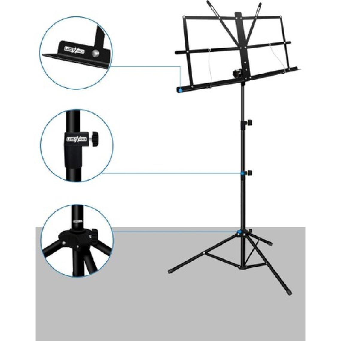 Lastvoice Nt-106 Tel Nota Sehpası Makaslı ( Taşıma Çantalı )