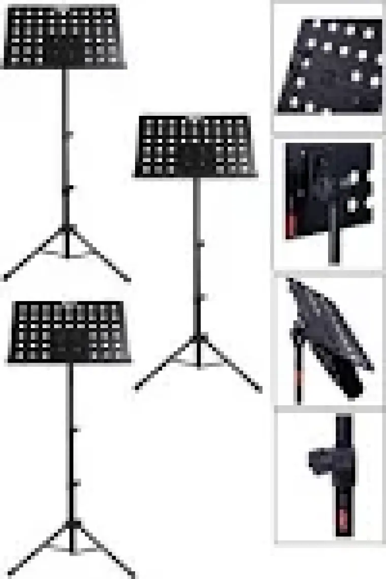 Lastvoice NT104-3X Şef Tipi Katlanır Nota Standı Sehpası (3LÜ Ekonomik Paket)