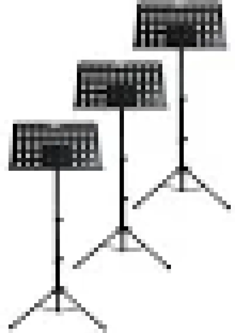 Lastvoice NT104-3X Şef Tipi Katlanır Nota Standı Sehpası (3LÜ Ekonomik Paket)
