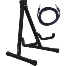 Presto PRS01 Elektro Gitar Sehpası  Standı + 3 Metre Jak Kablosu