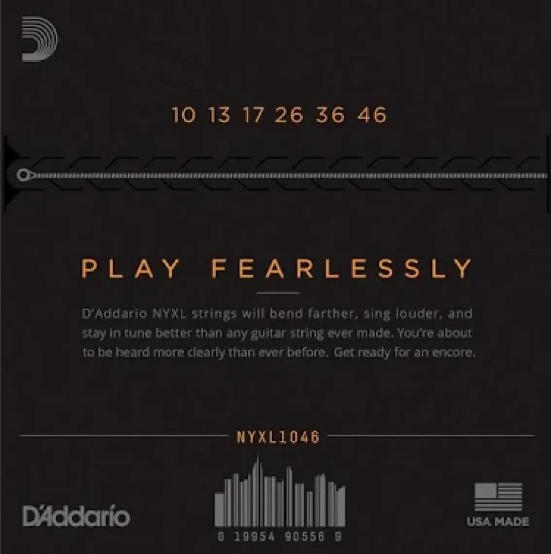 D'Addario NYXL1046 Nickel Wound Elektro Gitar Teli (10-46)