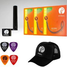 Pitbull Gold Seri Elektro Gitar Teli 09-42 Super Light Geg 09-42 3p Ssc 3lü Set Hediyeli Paket