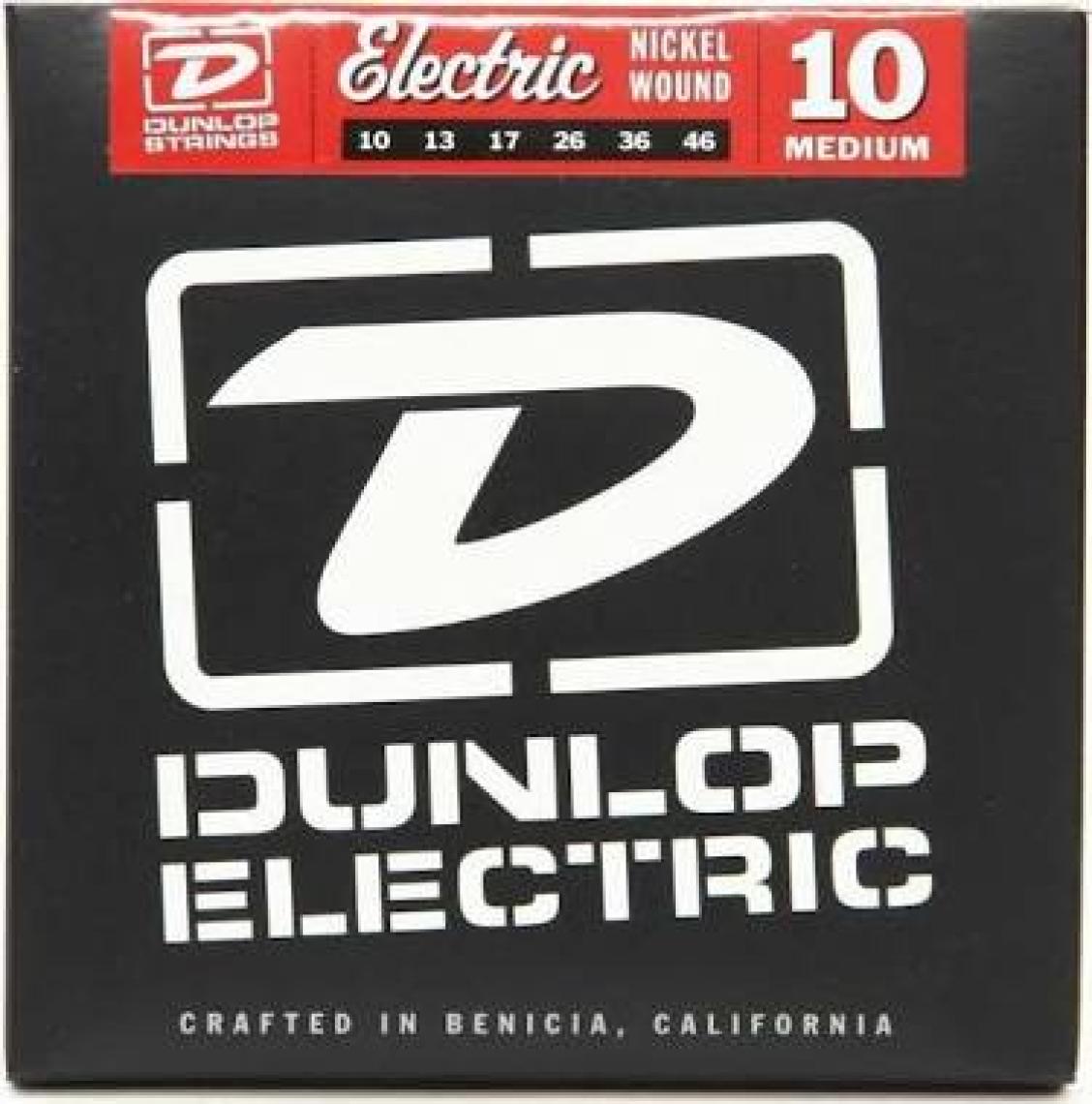 Jim Dunlop DEN1046 Nickel Wound Medium Elektro Gitar Teli (10-46)