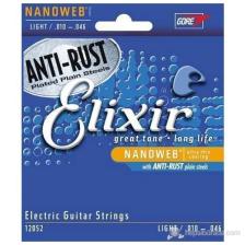 Elixir 12052 Nanoweb Light Elektro Gitar Teli (10-46)