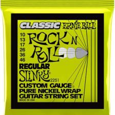 Ernie Ball 2251 Regular Slinky Classic Rock N Roll Electric Guitar Strings Takım Tel Elektro Gitar Teli 010-46