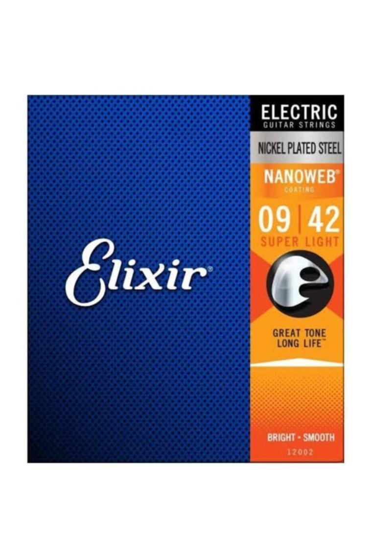 12002 Nanoweb Super Light Elektro Gitar Teli (9-42)