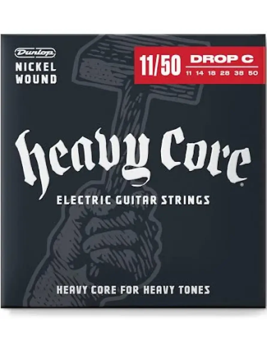 Jim Dunlop DHCN1150 Heavy Core Elektro Gitar Teli (11-50)