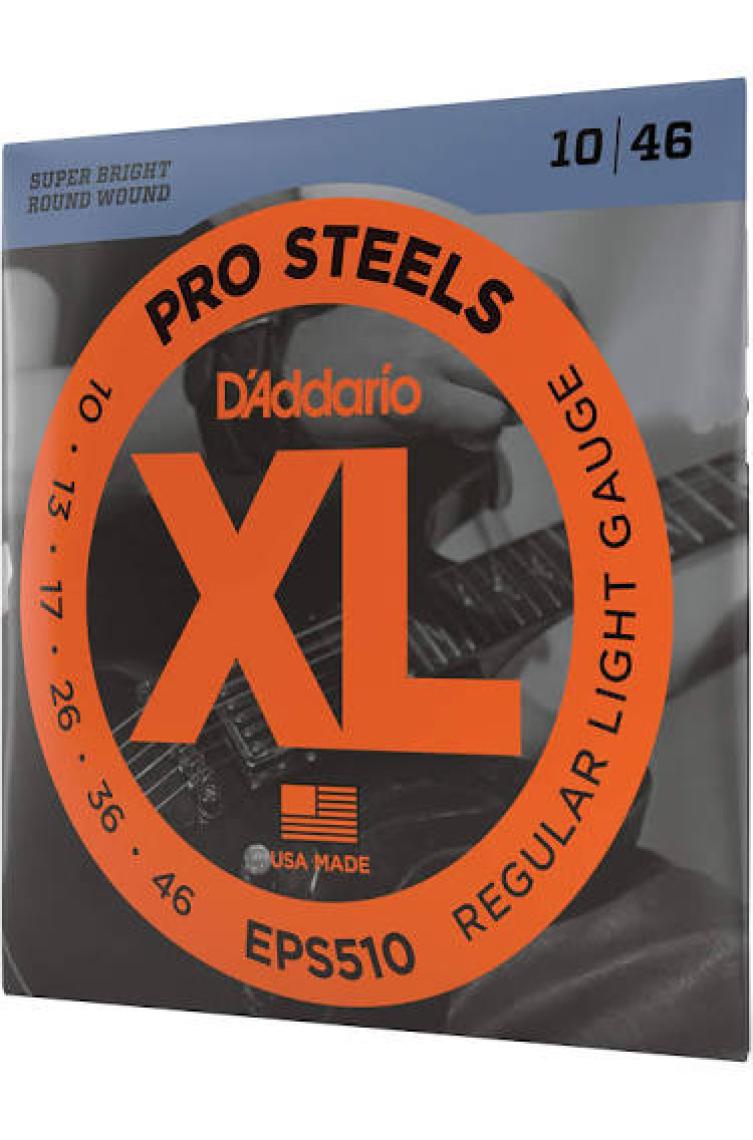 D'Addario EPS510 Pro Steels Elektro Gitar Teli (10-46)