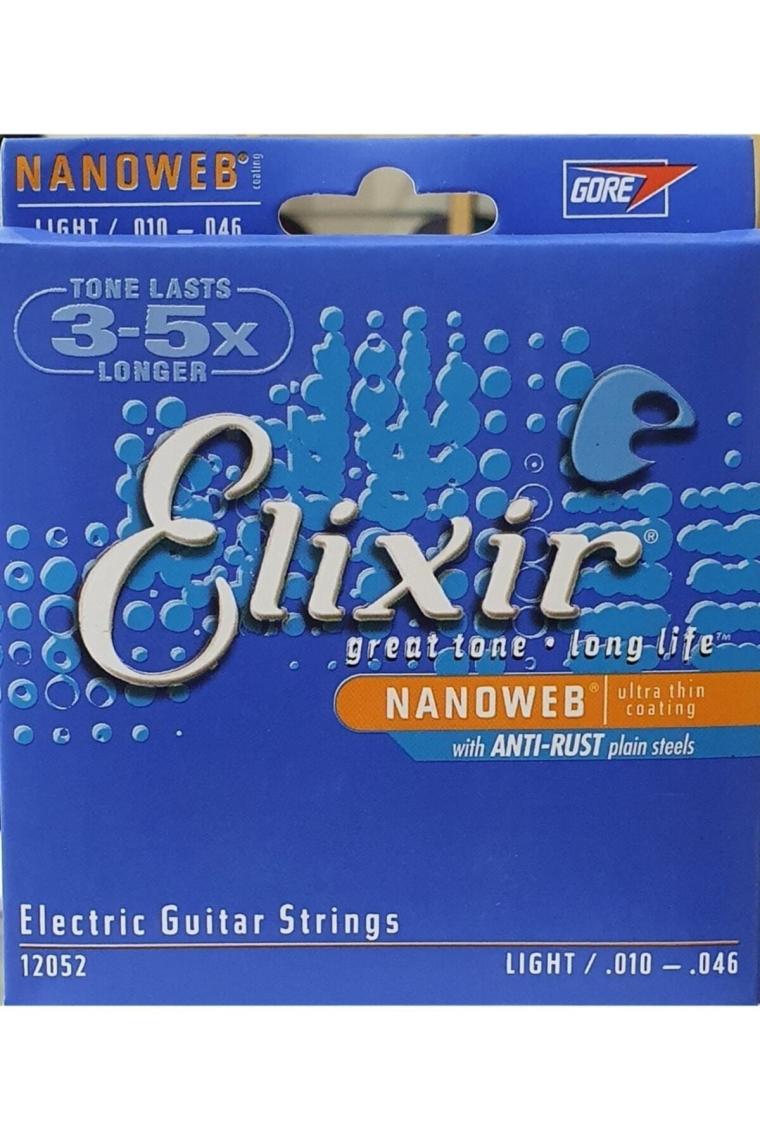 12052 Nanoweb Light Elektro Gitar Teli (10-46)