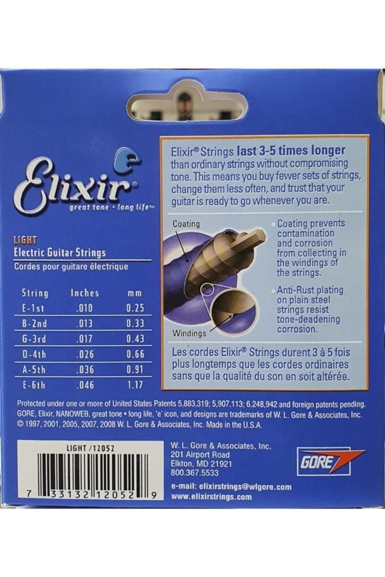 12052 Nanoweb Light Elektro Gitar Teli (10-46)