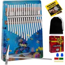 Midex KLX-640 Okyanus Cam Kalimba 17 Tuşlu Full Set