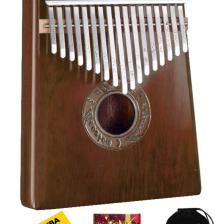 Klx-553 Kalimba 1. Sınıf Maun Ağacı Mineral Çelik Paslanmaz 17 Tuş Tam Set