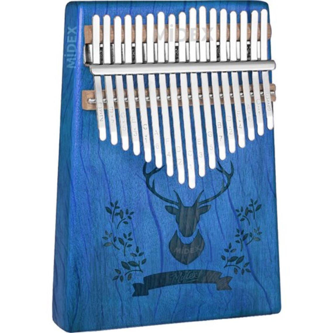 Midex KLX-454G-PAK Kalimba 17 Tuşlu Full Set
