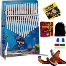 Midex KLX-640-PAK Okyanus Cam Kalimba 17 Tuşlu Full Set