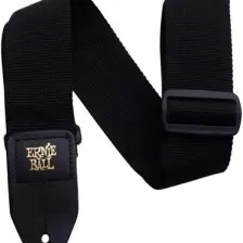 Ernıe Ball P04037 - Siyah Polypro Gitar Askısı