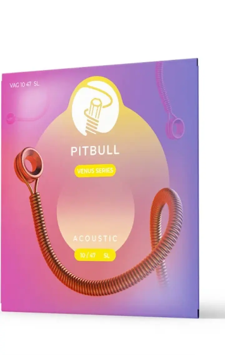 Pitbull Venüs Akustik Gitar Teli Vag Sl 10-47 Super Light