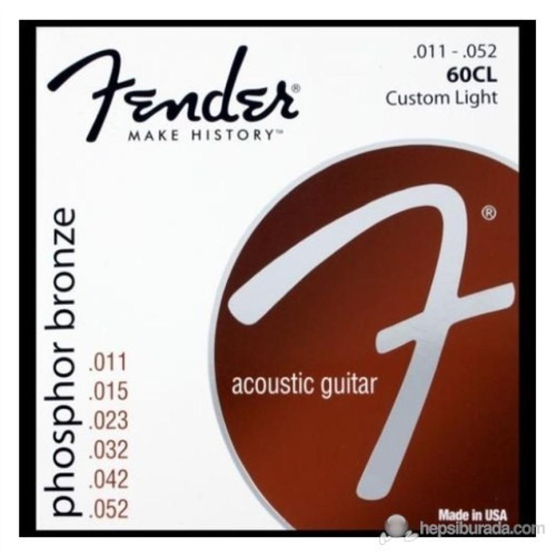 Fender 60Cl Ph0Sphor Bronze 1150 Akustik Gitar Teli