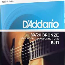 D'Addario EJ11 80/20 Bronze Akustik Gitar Teli (12-53)