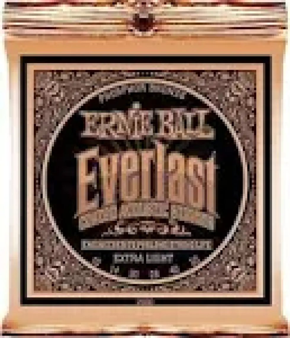 Ernie Ball P02550 Everlast Akustik Gitar Teli (Extra Light)