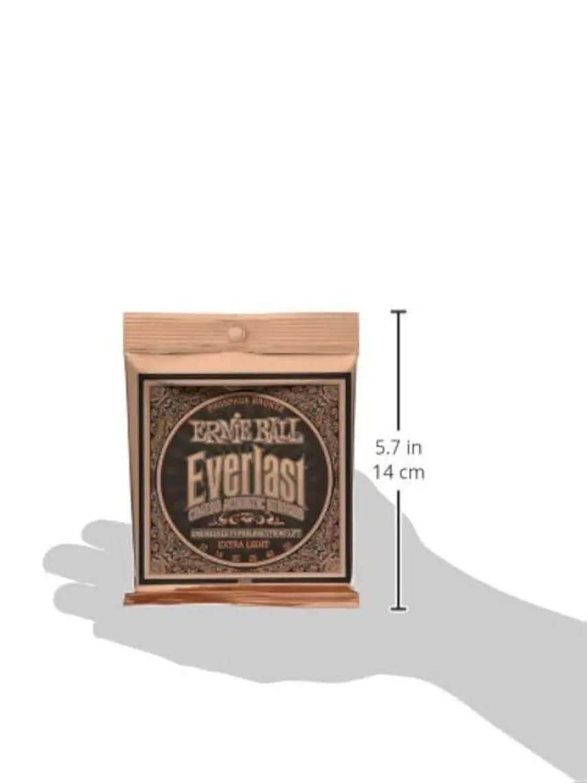 Ernie Ball P02550 Everlast Akustik Gitar Teli (Extra Light)