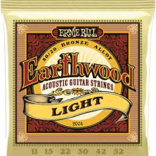Ernie Ball P02004  Earthwood Light 80/20 Bronze 0.11 - 0.52 Akustik Gitar Teli