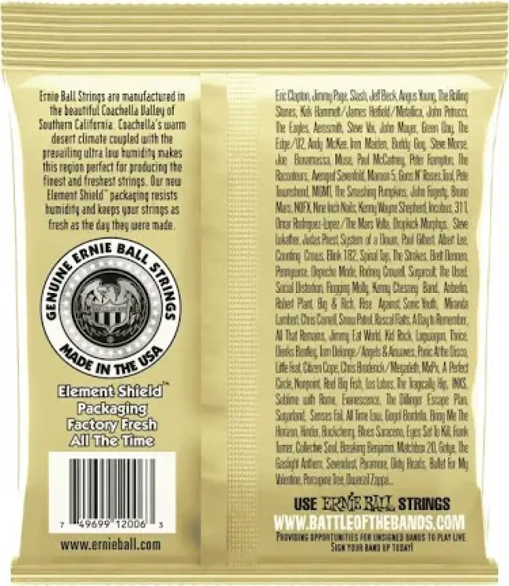 Ernie Ball P02002 Earthwood Medium 80/20 Bronze 0.13 - 0.56 Akustik Gitar Teli
