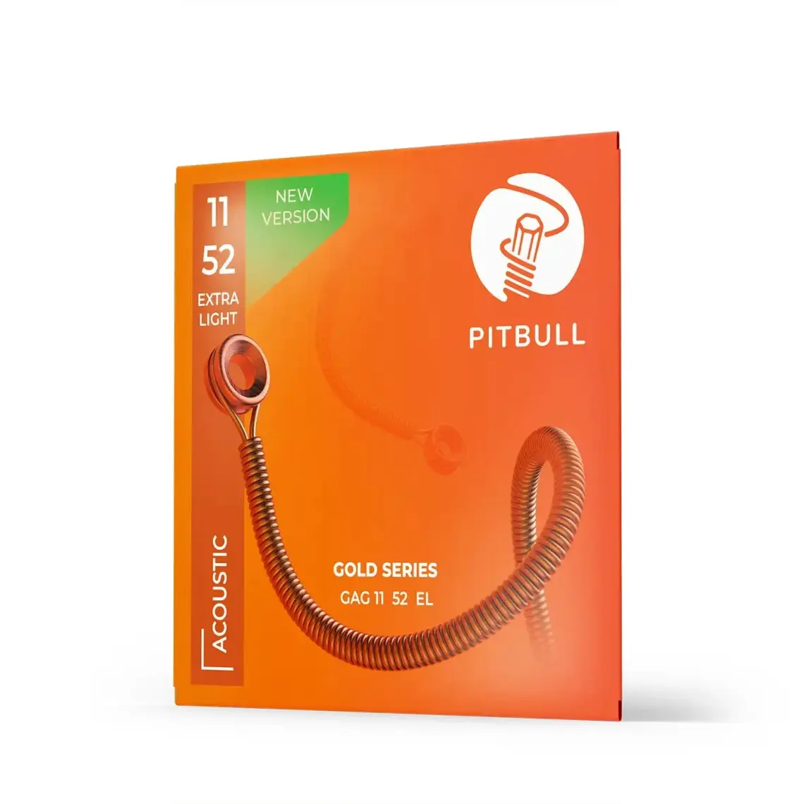 Pitbull Gold Seri Akustik Gitar Teli 11-52 Extra Light Gag 11-52 3p Ssc 3lü Set Hediyeli Paket