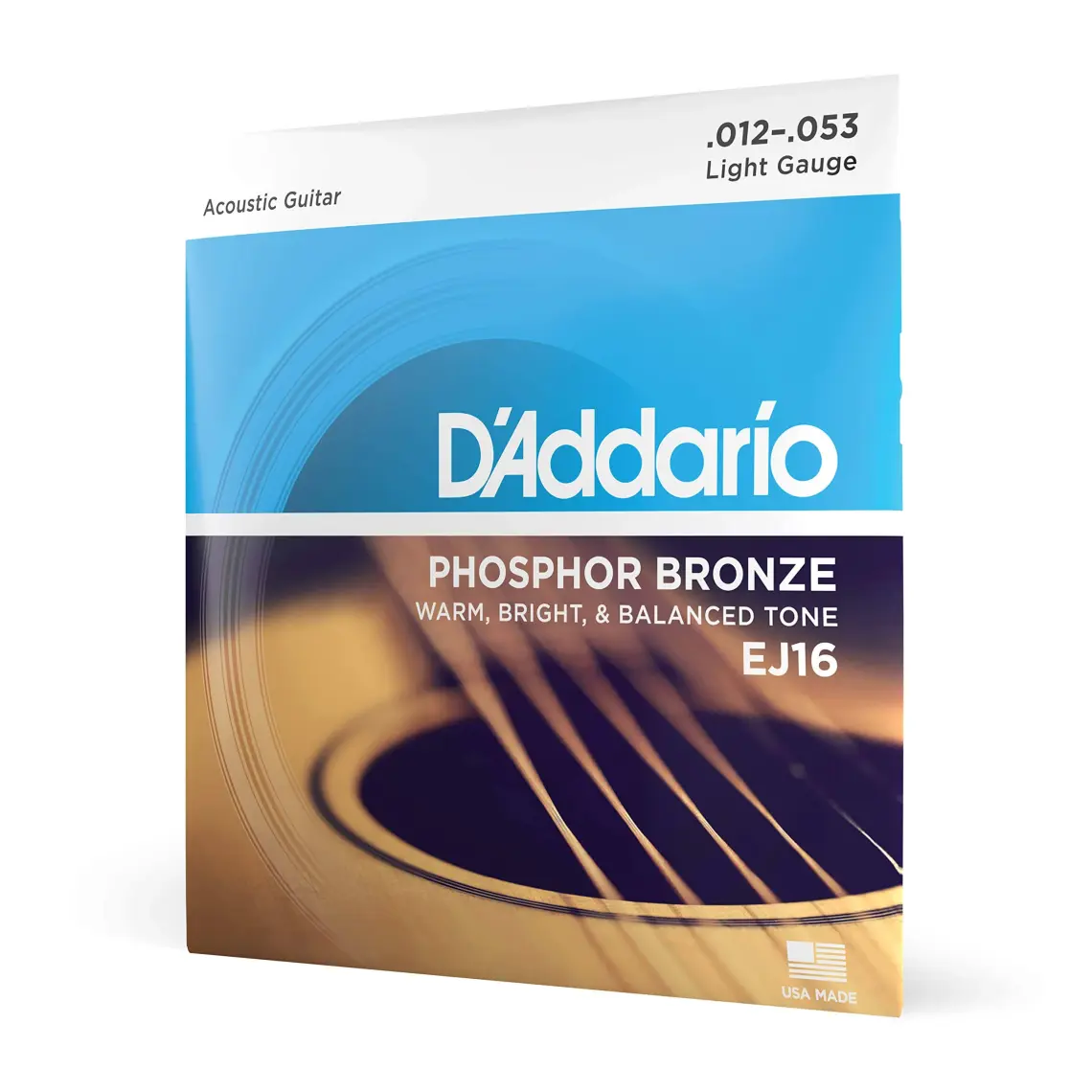 D'Addario EJ16 Phosphor Bronze Akustik Gitar Teli (12-53)