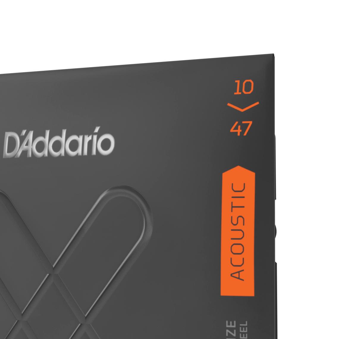D'Addario XTABR1047 Akustik Gitar Tel Seti 80/20 X-Light