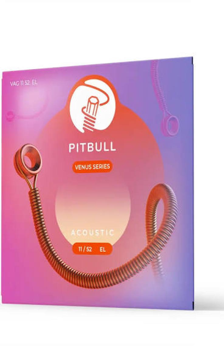 Pitbull Venüs Seri Akustik Gitar Teli 11-52 Extra Light Vag 11-52 3p Ssc 3lü Set Hediyeli Paket