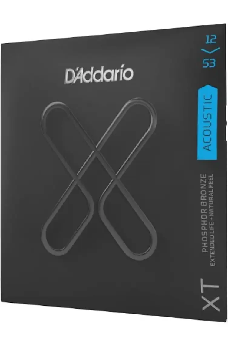 D'Addario Daddario XTAPB1253 Xt Acoustic Phosphor Bronze Strings, Light Takım Tel Akustik Gitar Teli 012-053