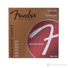 Fender Dura-Tone Coated, 80/20 Acoustic Guitar Str