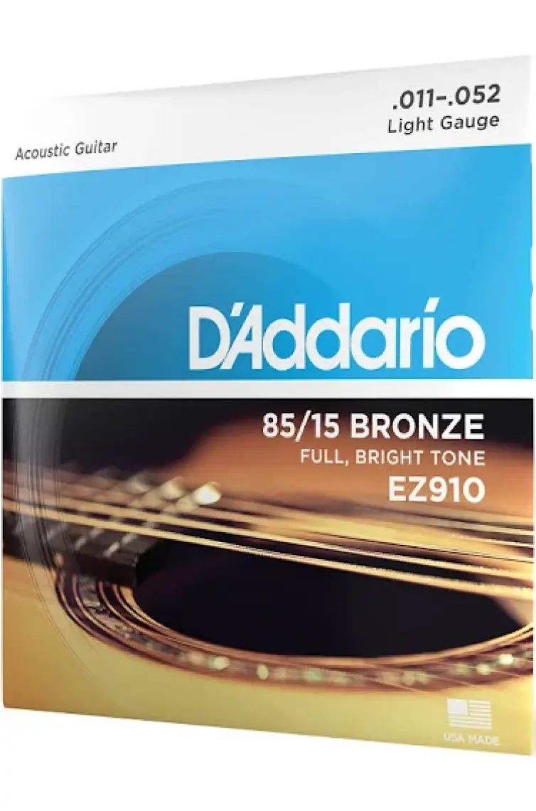 D'Addario Daddario Ez910 Akustik Tel Set Light (.011) Z910