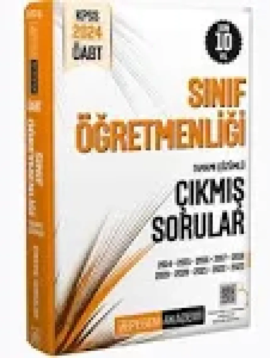 Pegem Akademi Yayıncılık 2024 KPSS ÖABT Sınıf Öğretmenliği Tamamı Çözümlü Çıkmış Sorular