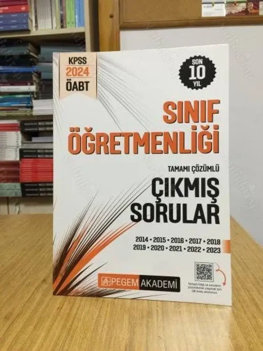 Pegem Akademi Yayıncılık 2024 KPSS ÖABT Sınıf Öğretmenliği Tamamı Çözümlü Çıkmış Sorular