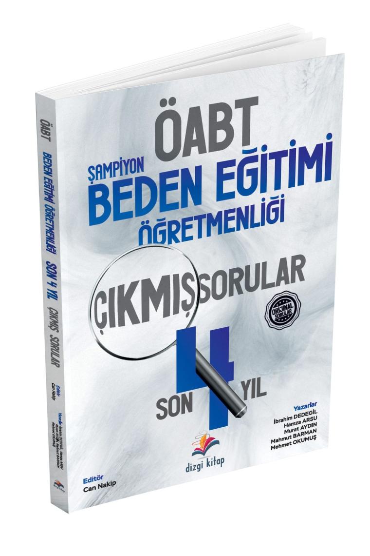 Dizgi Kitap KPSS ÖABT Beden Eğitimi Orijinal Son 4 Yıl Çözümlü Çıkmış Sınav Soruları 2023