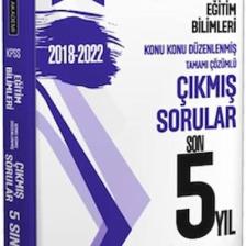 Pegem Akademi Yayıncılık 2023 KPSS Eğitim Bilimleri Konu Konu Düzenlenmiş Tamamı Çözümlü Ç