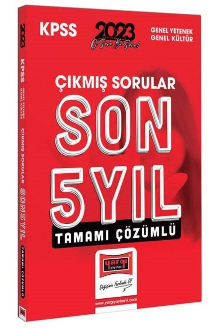 2023 Kpss Genel Yetenek Genel Kültür Tamamı Çözümlü Son 5 Yıl Çıkmış Sınav Soruları