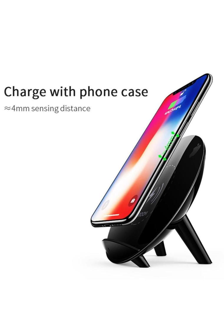 Iphone Samsung Huawei Kablosuz Hızlı Şarj Aleti Standlı Kablosuz Şarj-  Kalitesiyle