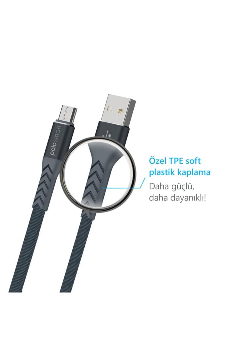 Psm21 Mıcro Usb Süper Hızlı Şarj Ve Data Kablosu