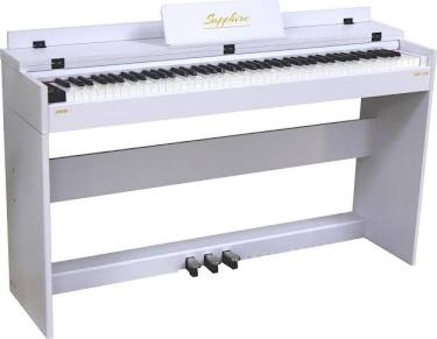 Jwin Sapphire SDP-130 Tuş Hassasiyetli 88 Tuşlu Dijital Piyano - Beyaz