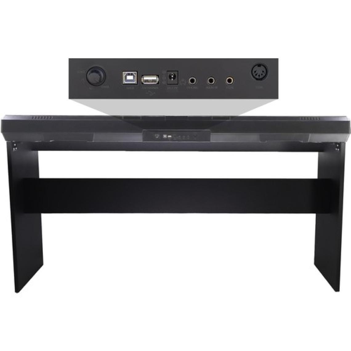 Jwin Sapphire SDP-110 Çekiç Aksiyonlu 88 Tuşlu Dijital Piyano - Siyah