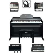Midex PLX-190BK Siyah Dijital Piyano 88 Tuşlu Hammer Action ve Tuş Hassasiyeti