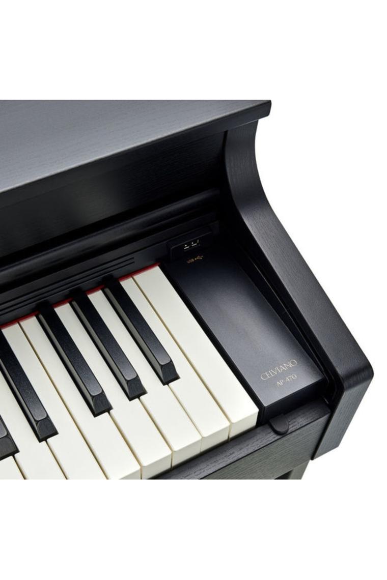 Casio AP-470 Dijital Piyano (Mat Siyah)