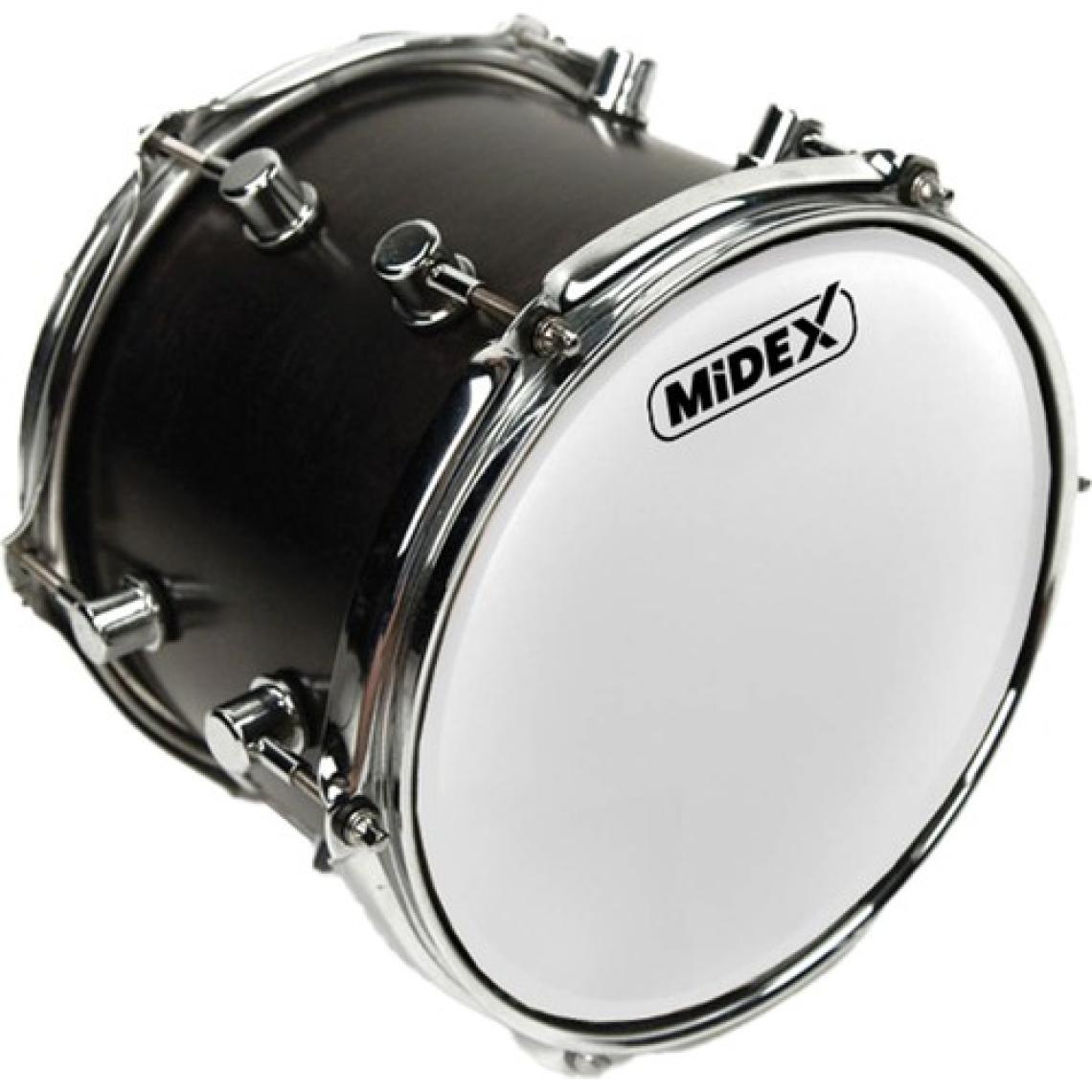Midex DR-20WH Beyaz Renk 20 İnç Kick Bateri Davul Derisi Drumhead 20'' inch (50.80 cm)