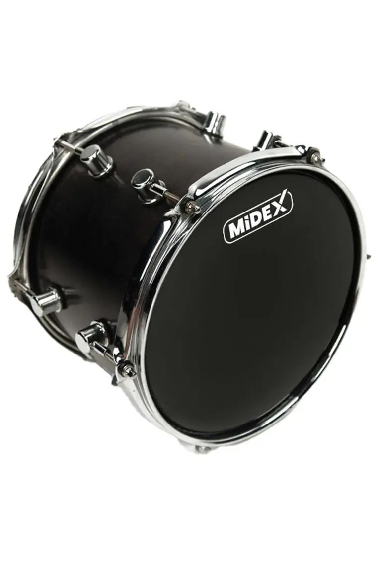 Midex DR-20BK Siyah Renk 20 İnç Kick Bateri Davul Derisi Drumhead 20'' inch (50.80 cm)
