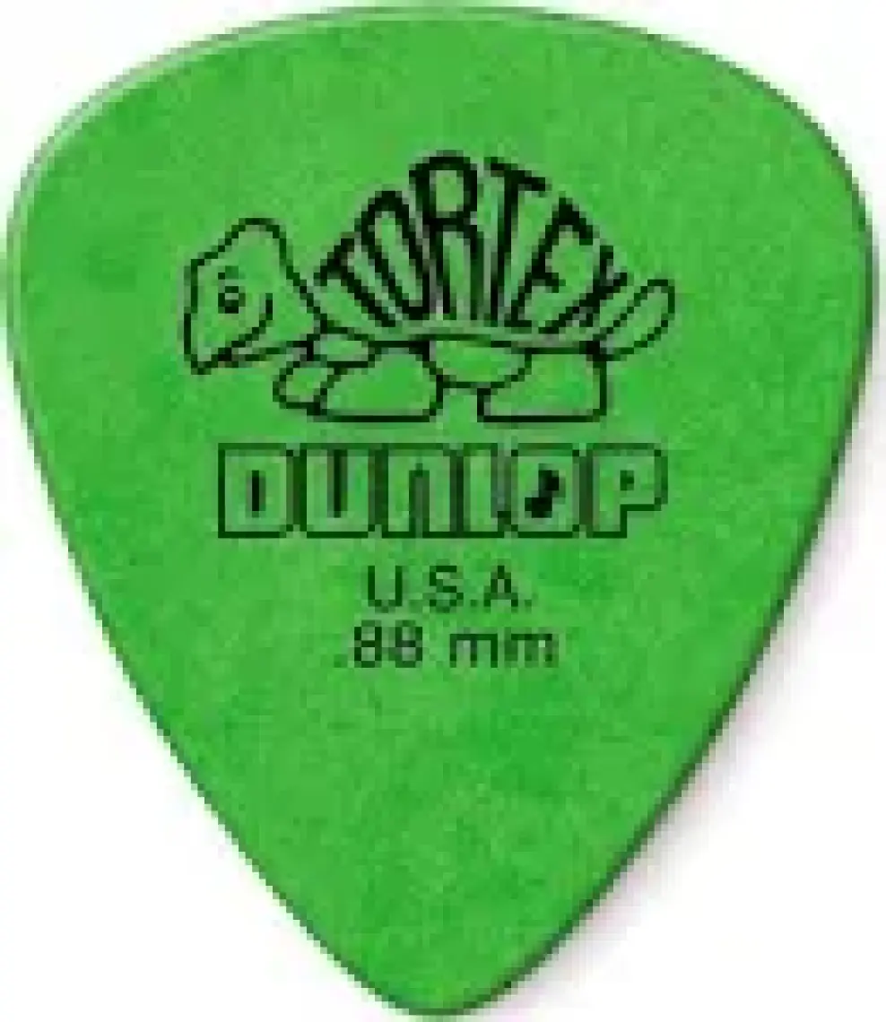 Jim Dunlop Tortex Standard .88 mm (Yeşil) - 1 Adet Pena