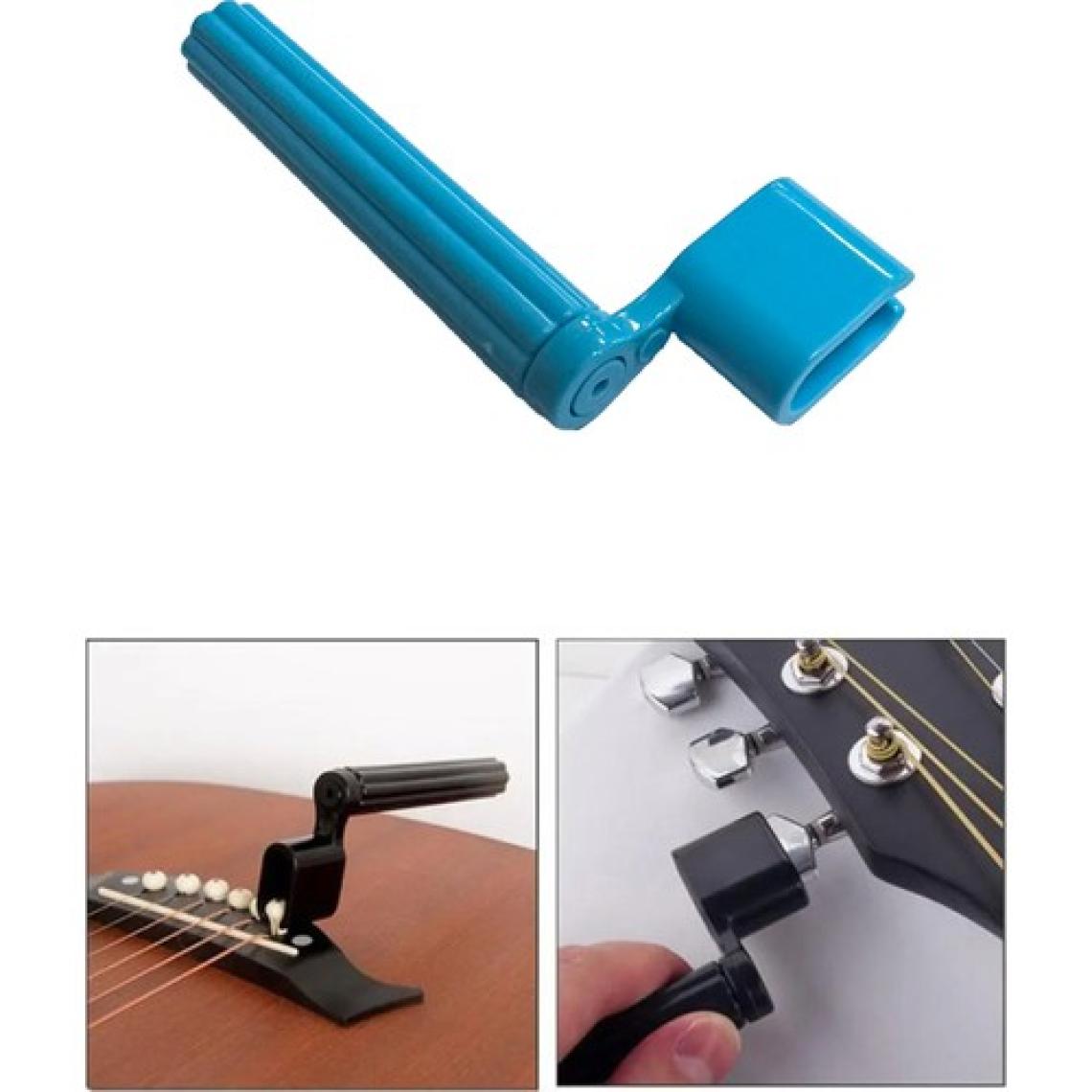 Midex W11-BL Gitar Tel Sarıcı Gitar Burgu Çevirici Mavi
