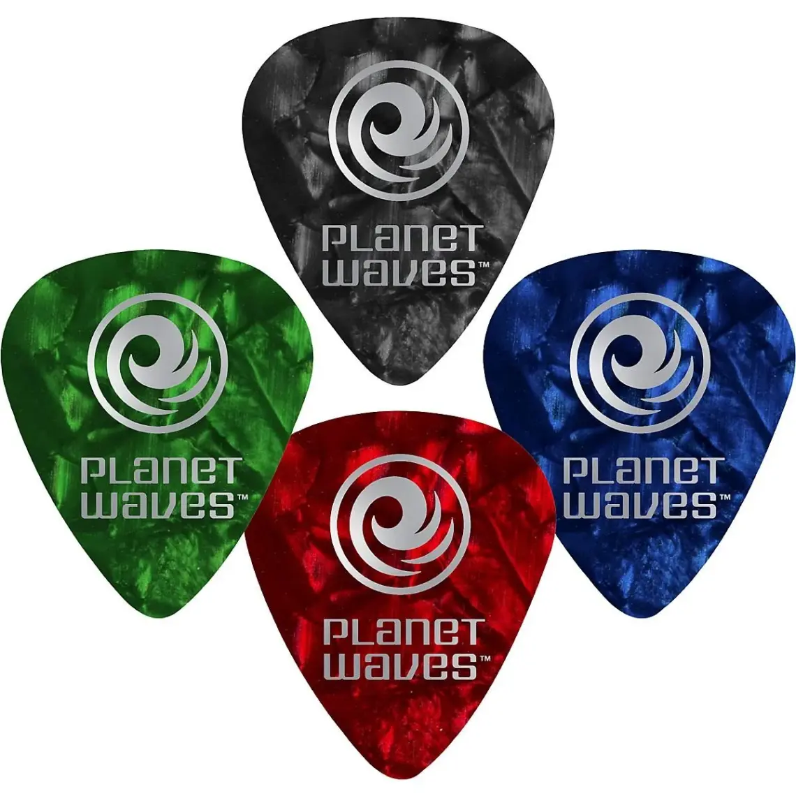 Planet Waves Classic Celluloid Green Pearl Medium 70 mm - 1 Adet Pena
