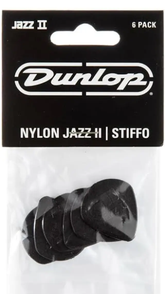 Jim Dunlop Jazz II Nylon Black Pena